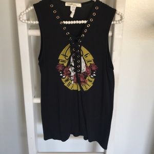 3 for $17! Biker style tank top.